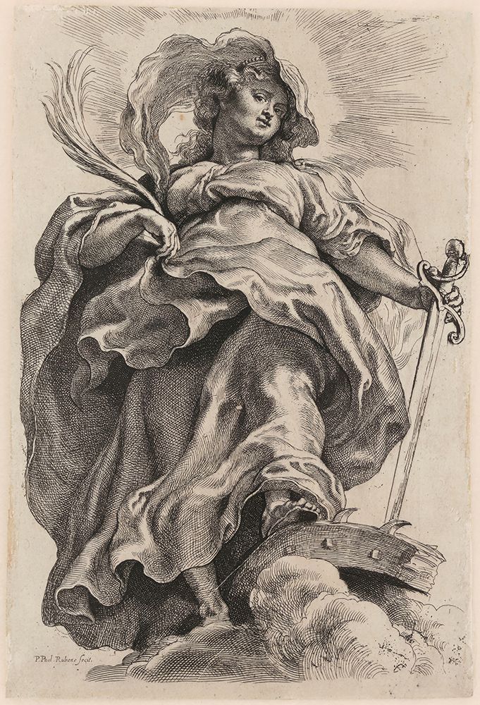 Saint Catherine of Alexandria art print by Peter Paul Rubens for $57.95 CAD