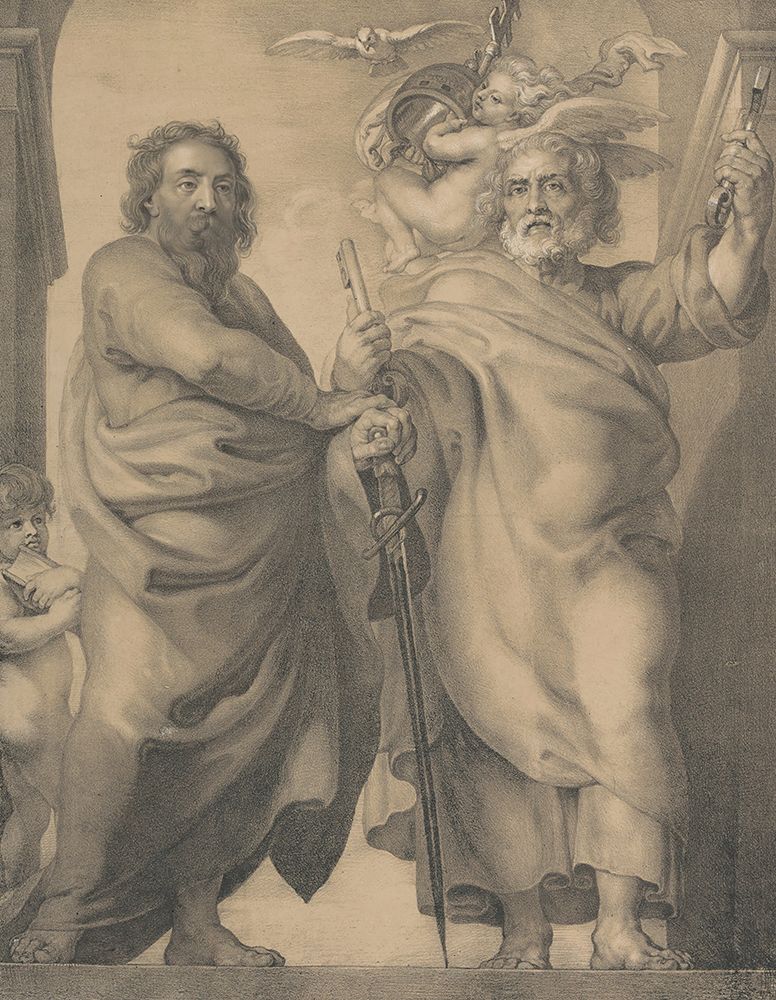 Saints Peter and Paul art print by Peter Paul Rubens for $57.95 CAD