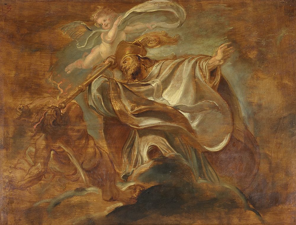 St Gregory of Nazianzus 1621 art print by Peter Paul Rubens for $57.95 CAD