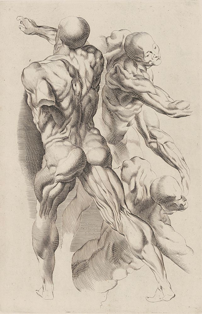 Study of Two Naked Men art print by Peter Paul Rubens for $57.95 CAD