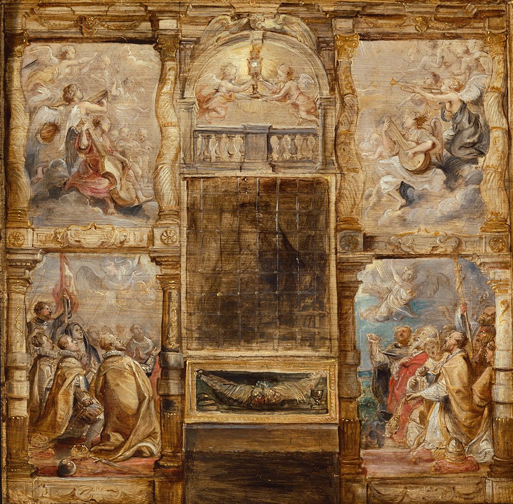 The Adoration of the Eucharist 1626 art print by Peter Paul Rubens for $57.95 CAD