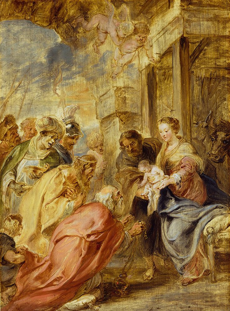 The Adoration of the Magi 1633 art print by Peter Paul Rubens for $57.95 CAD