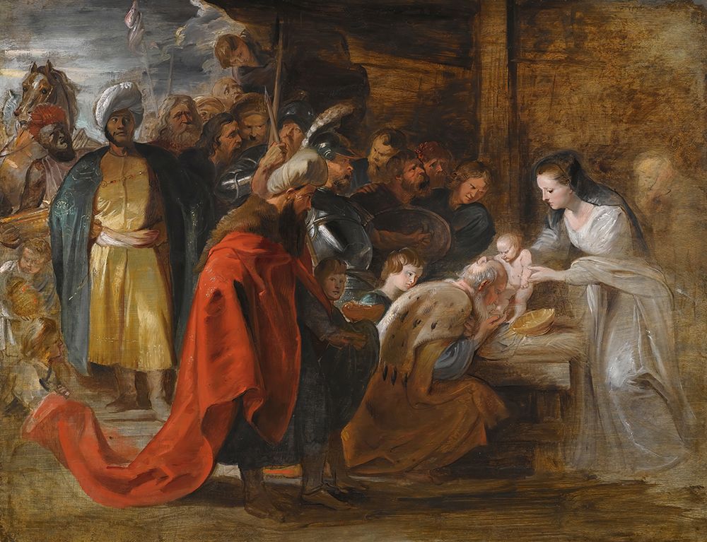 The Adoration Of The Magi art print by Peter Paul Rubens for $57.95 CAD