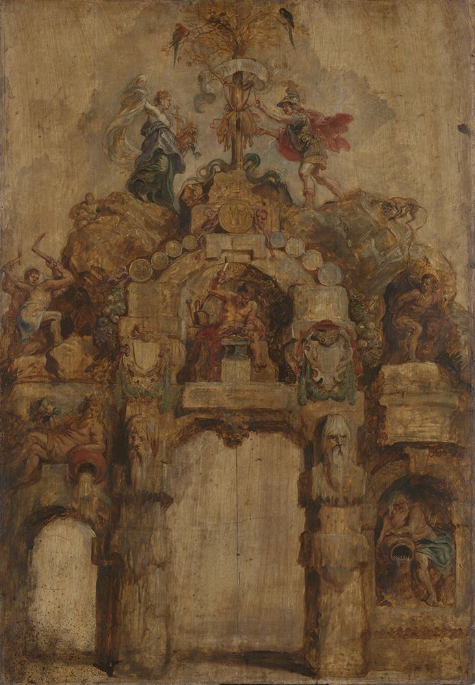 The Arch of the Mint reverse 1635 art print by Peter Paul Rubens for $57.95 CAD