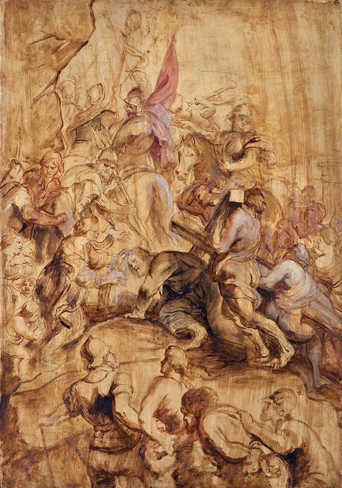 The Ascent to Calvary. The Bearing of the Cross 1634 art print by Peter Paul Rubens for $57.95 CAD