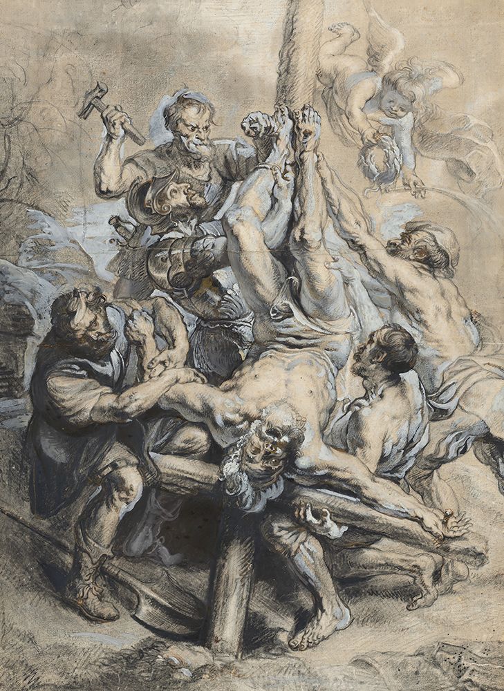 The Crucifixion of Peter the Apostle 1640 art print by Peter Paul Rubens for $57.95 CAD