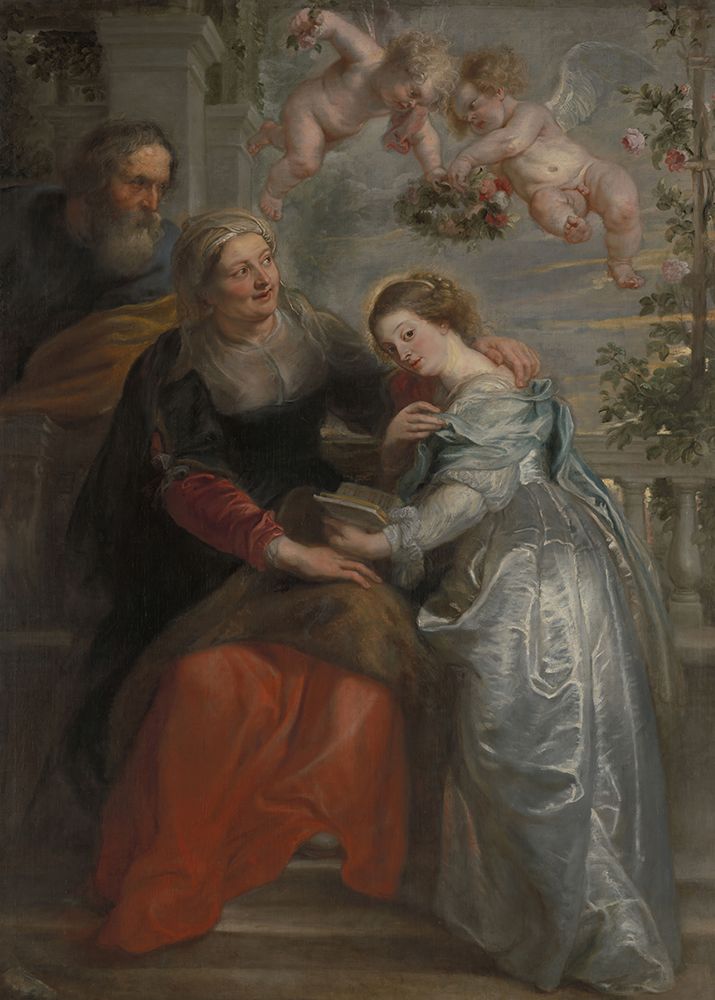 The Education of Mary 1630 art print by Peter Paul Rubens for $57.95 CAD