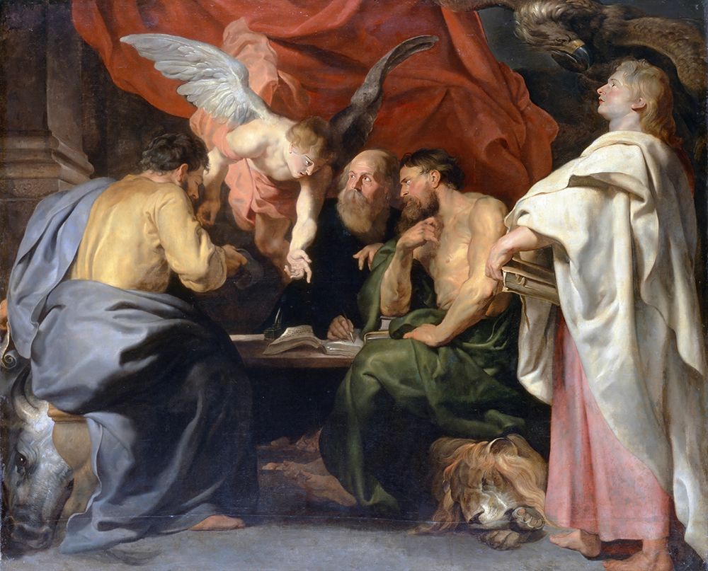 The Four Evangelists 1614 art print by Peter Paul Rubens for $57.95 CAD