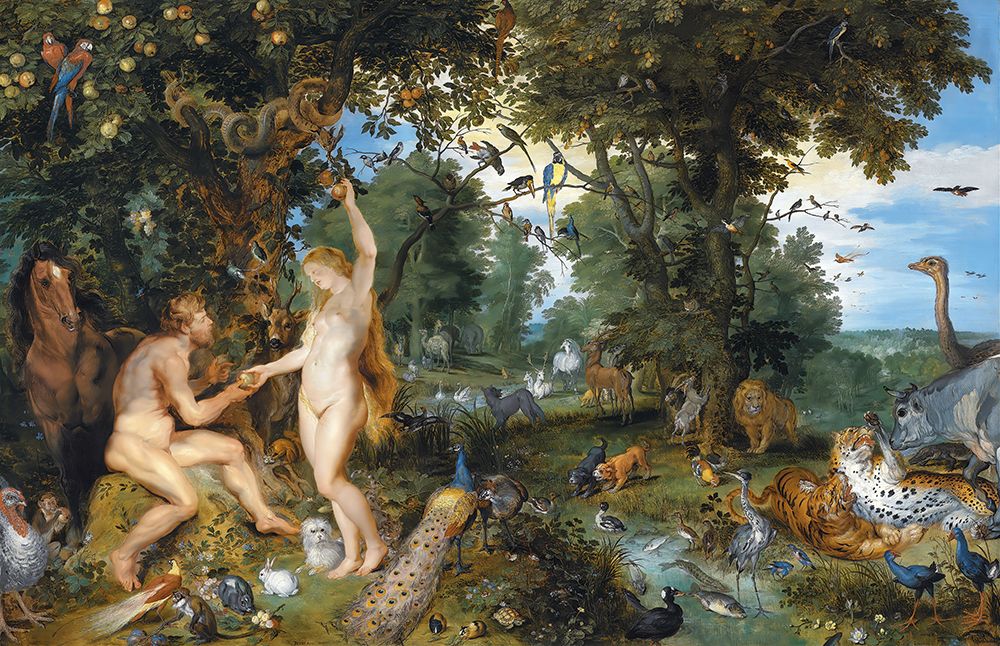 The Garden of Eden with the Fall of Man 1615 art print by Peter Paul Rubens for $57.95 CAD