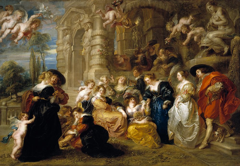 The Garden of Love 1630 art print by Peter Paul Rubens for $57.95 CAD