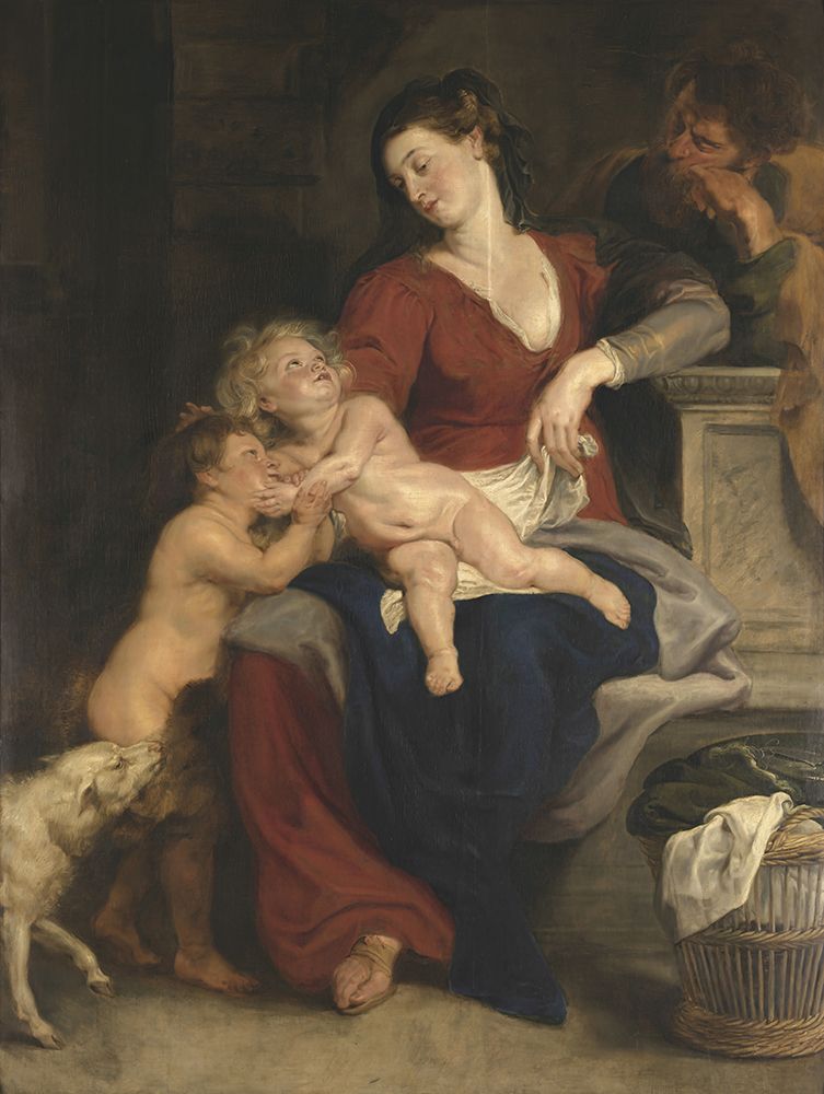 The Holy Family with the Basket 1616 art print by Peter Paul Rubens for $57.95 CAD