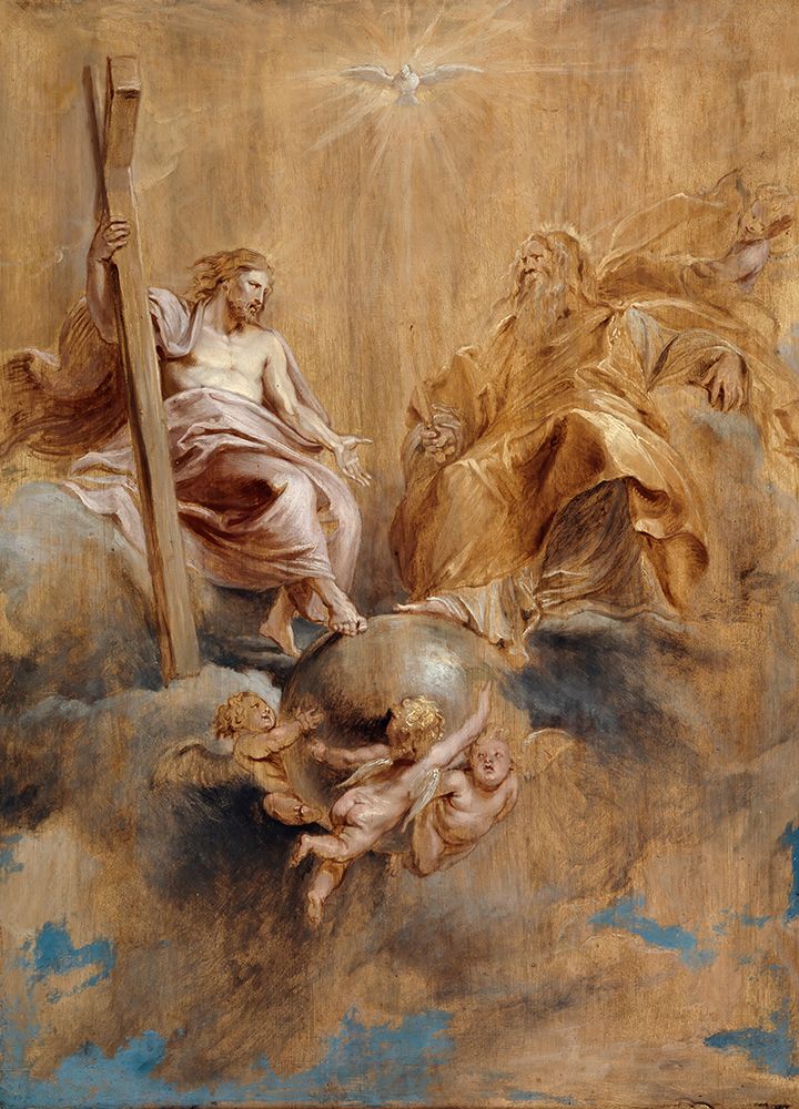 The Holy Trinity 1616 art print by Peter Paul Rubens for $57.95 CAD