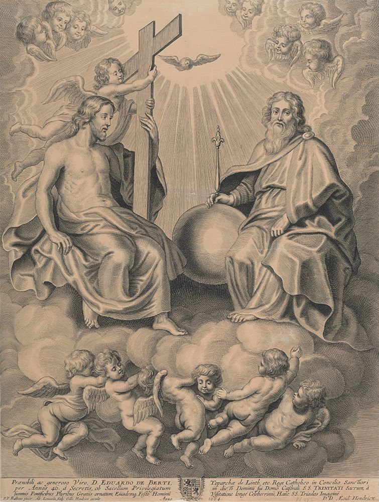 The Holy Trinity 1664 art print by Peter Paul Rubens for $57.95 CAD
