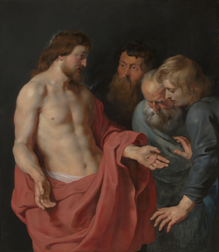 The Incredulity of Thomas 1613 art print by Peter Paul Rubens for $57.95 CAD