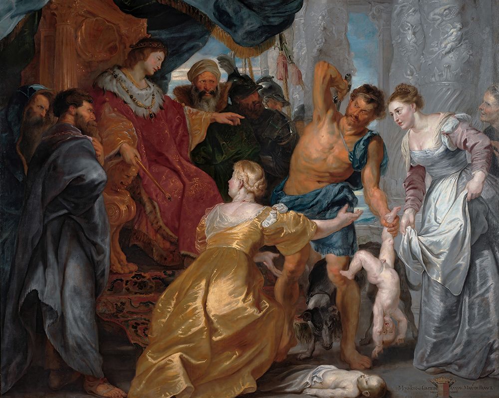 The Judgement of Solomon 1617 art print by Peter Paul Rubens for $57.95 CAD