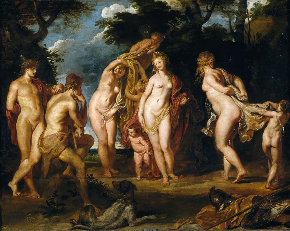 The Judgment of Paris 1606 art print by Peter Paul Rubens for $57.95 CAD