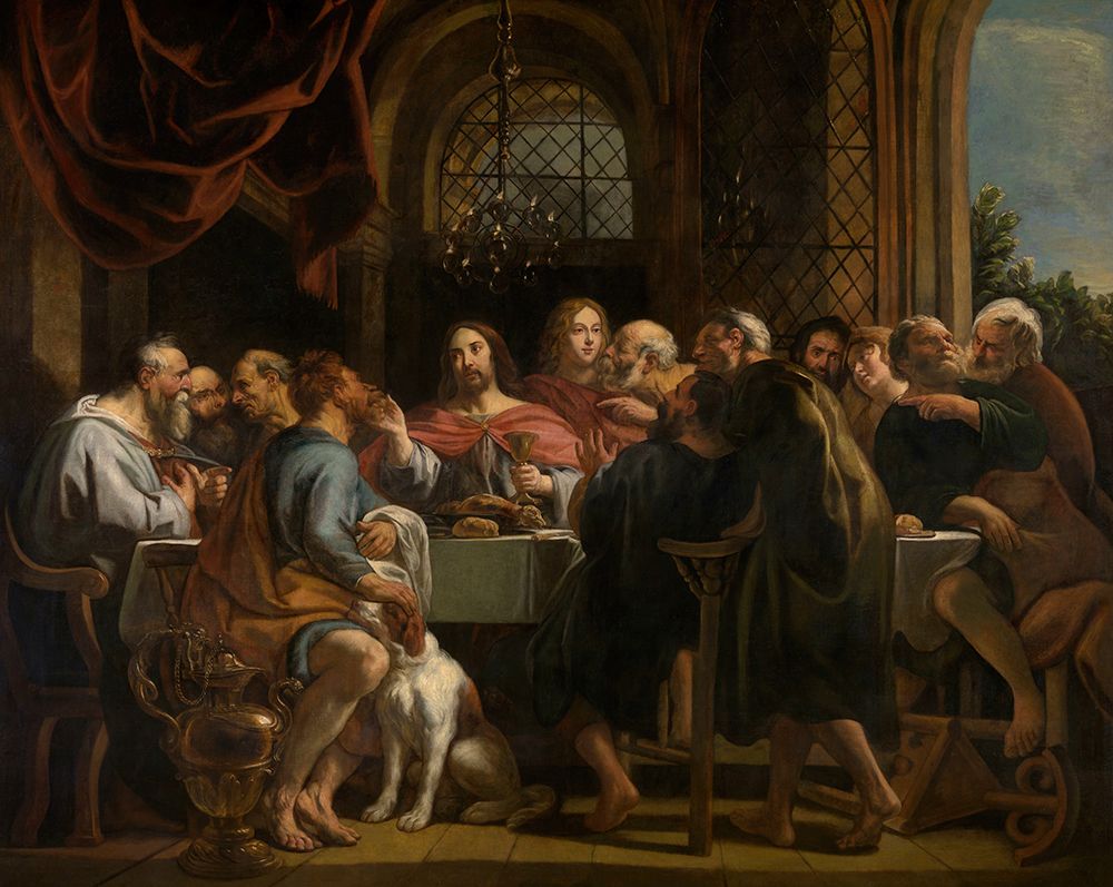 The Last Supper 1654 art print by Peter Paul Rubens for $57.95 CAD