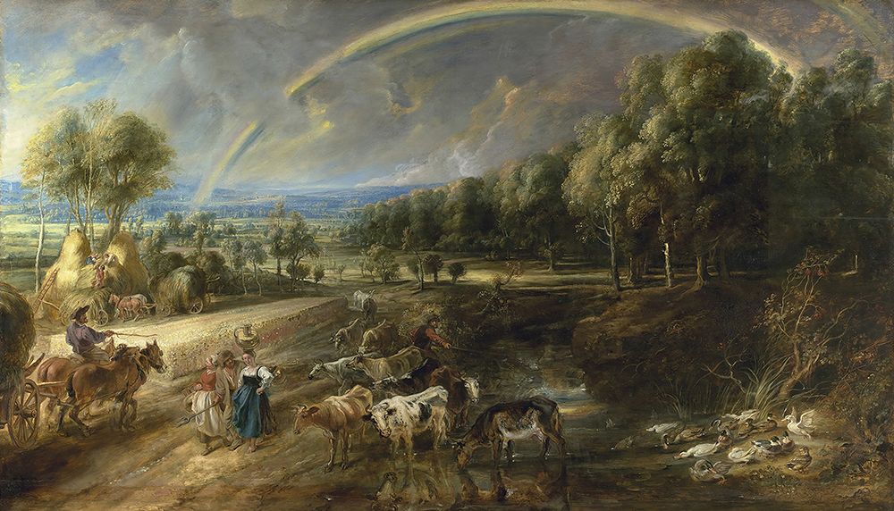 The Rainbow Landscape 1636 art print by Peter Paul Rubens for $57.95 CAD