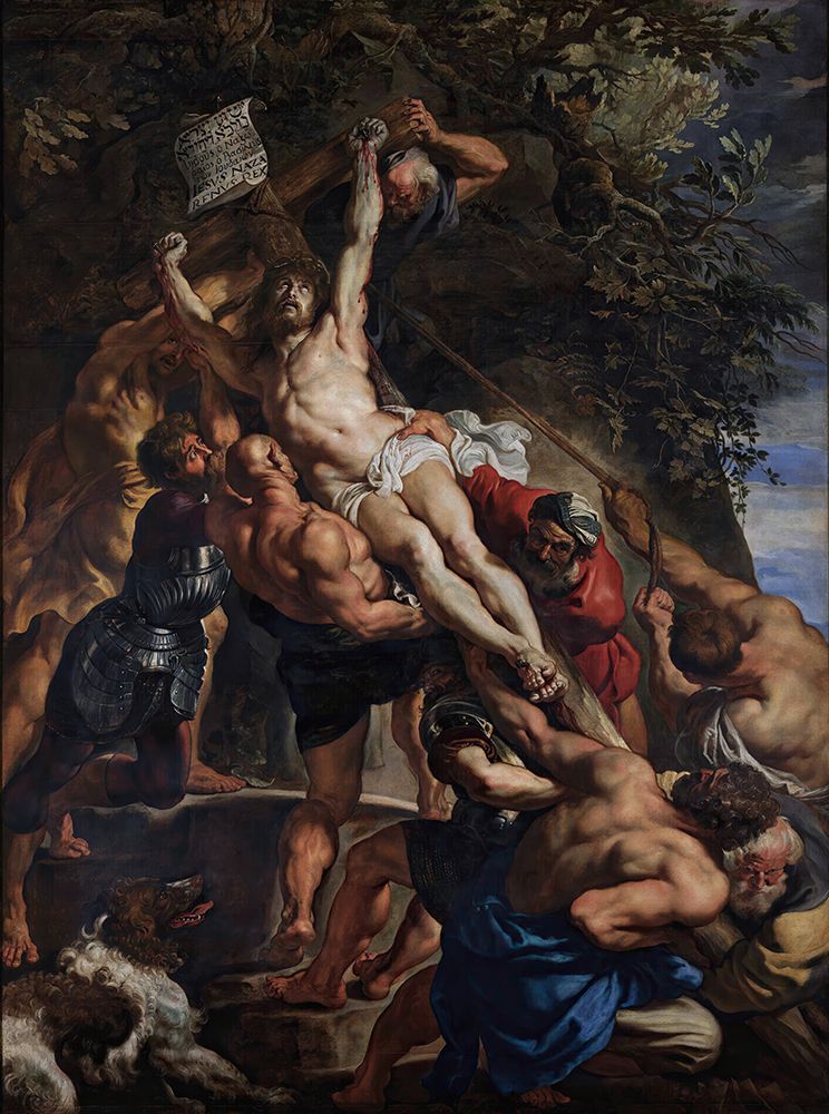 The Raising of the Cross 1610 art print by Peter Paul Rubens for $57.95 CAD