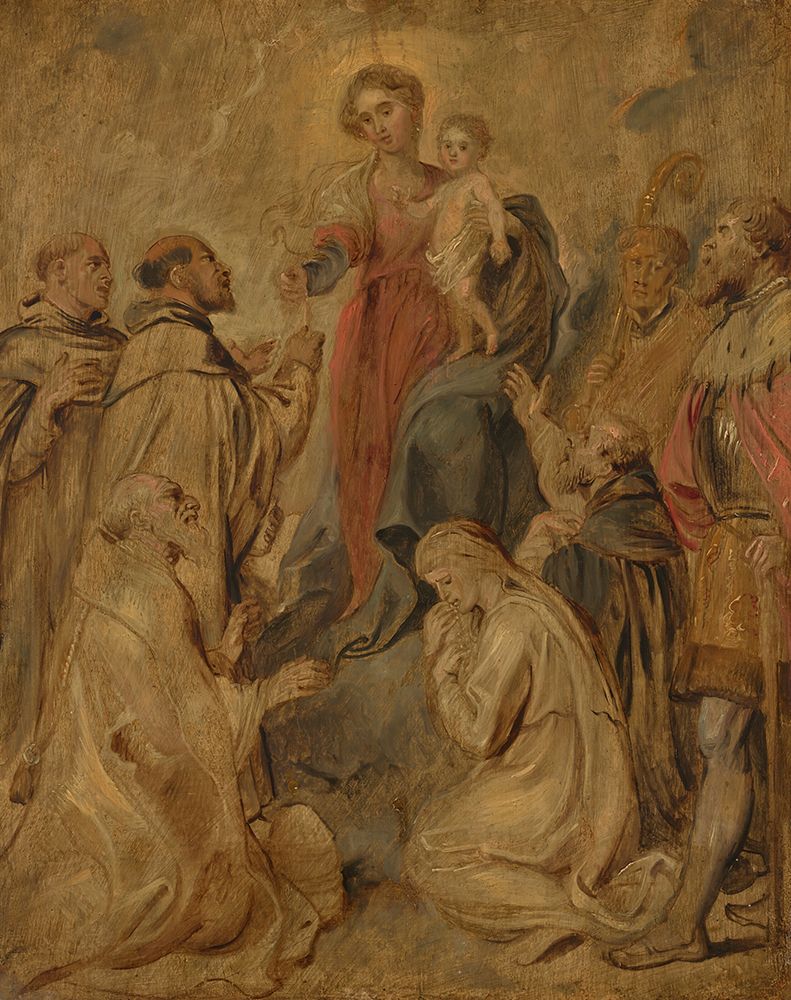 The Virgin and Child of the Rosary art print by Peter Paul Rubens for $57.95 CAD