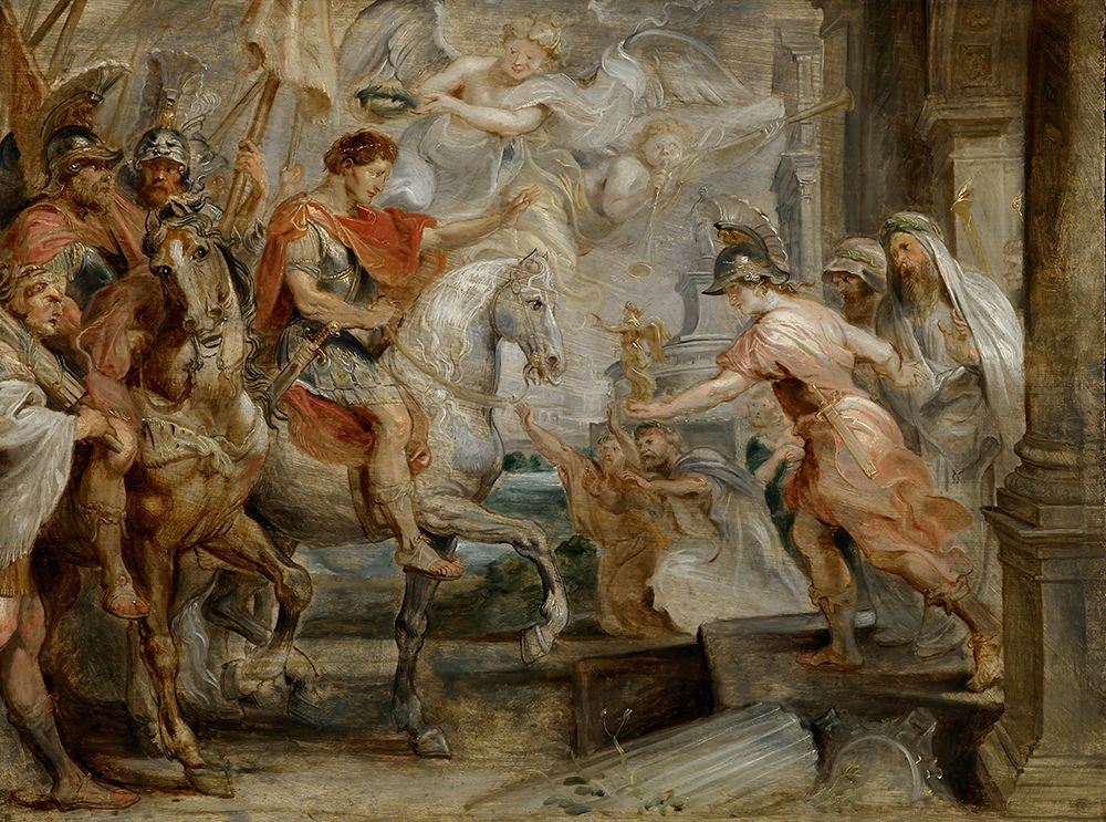 Triumphant Entry Of Constantine Into Rome 1621 art print by Peter Paul Rubens for $57.95 CAD