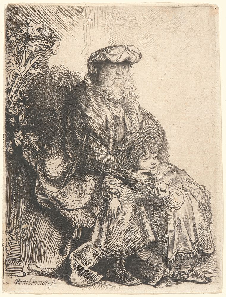 Abrahams Sacrifice 1637 art print by Rembrandt for $57.95 CAD