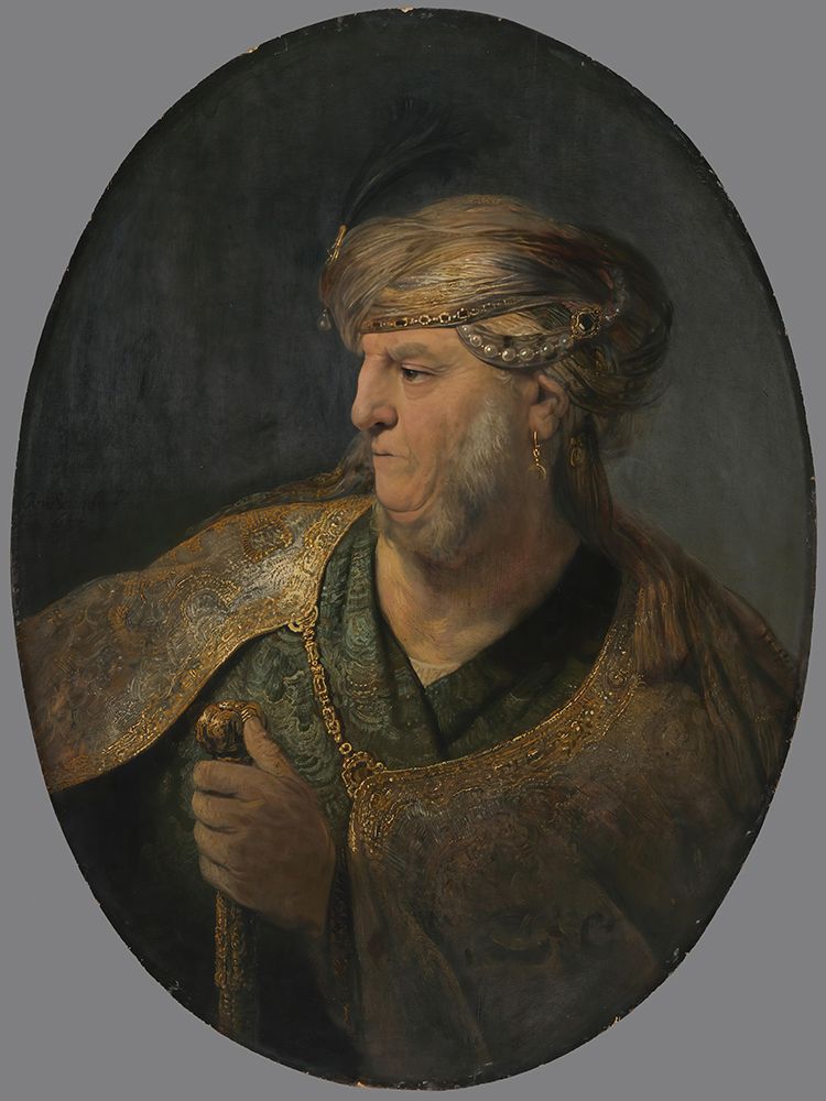Bust of a man in Oriental costume 1633 art print by Rembrandt for $57.95 CAD