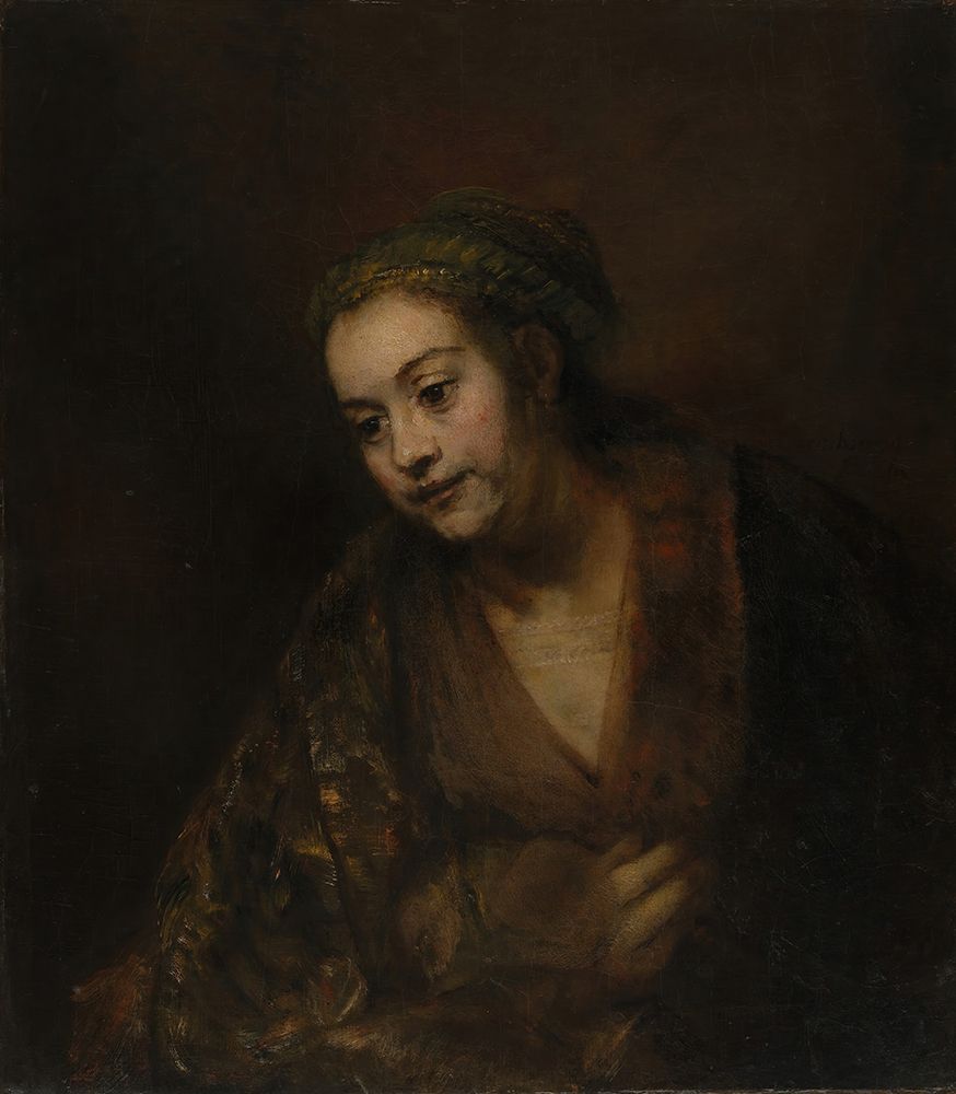 Hendrickje Stoffels 1650 art print by Rembrandt for $57.95 CAD