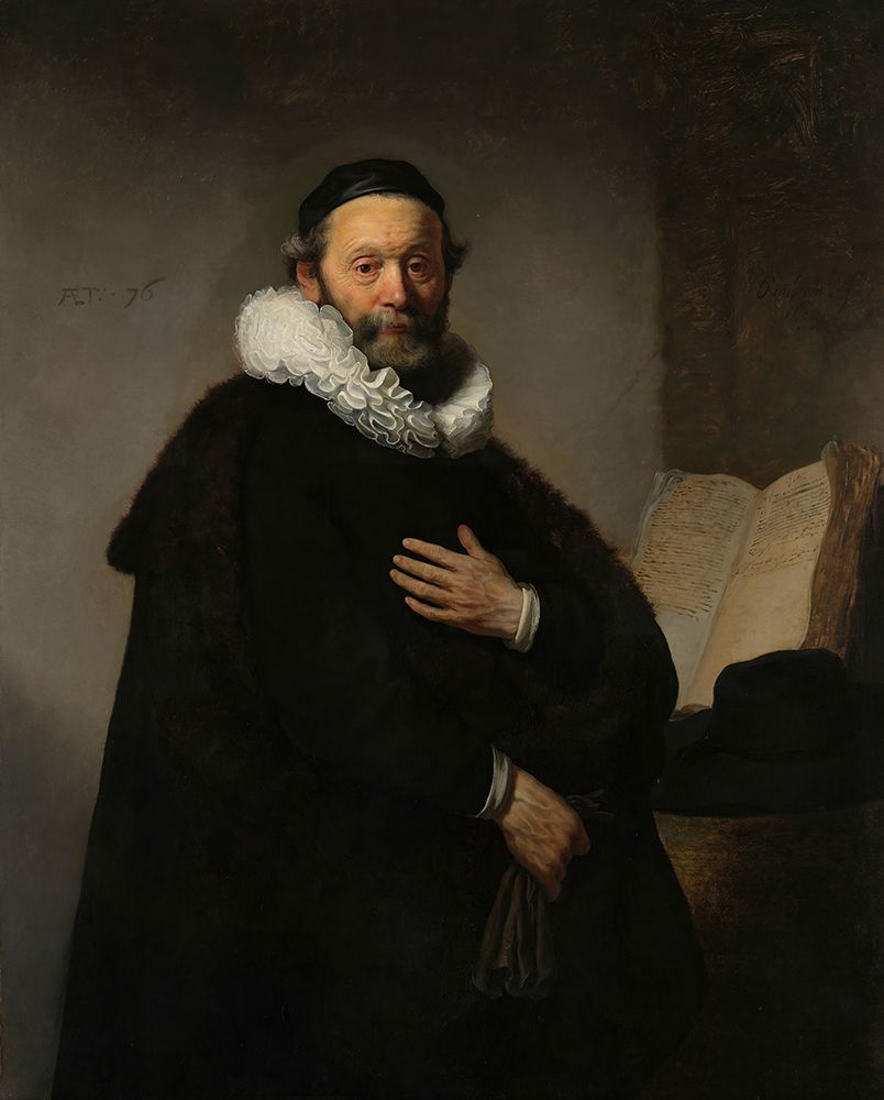 Johannes Wtenbogaert 1633 art print by Rembrandt for $57.95 CAD
