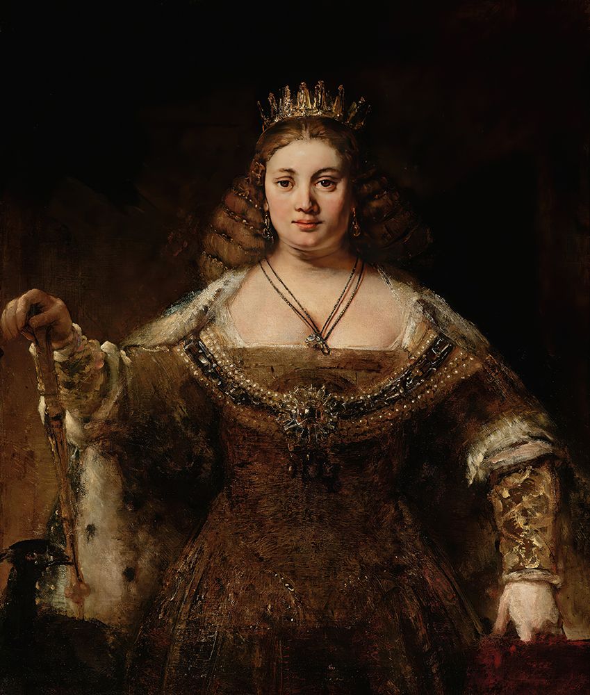 Juno ca 1665 art print by Rembrandt for $57.95 CAD