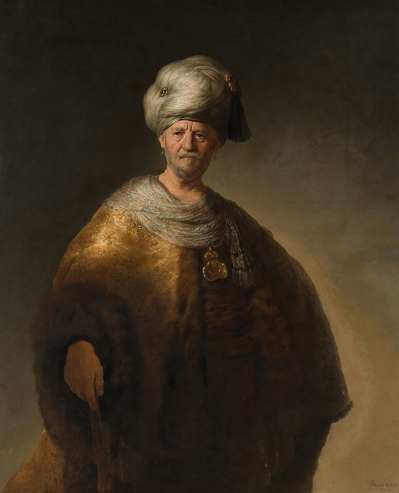 Man in Oriental Costume The Noble Slav 1632 art print by Rembrandt for $57.95 CAD