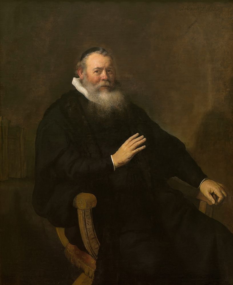 Portrait of a Clergyman 1637 art print by Rembrandt for $57.95 CAD