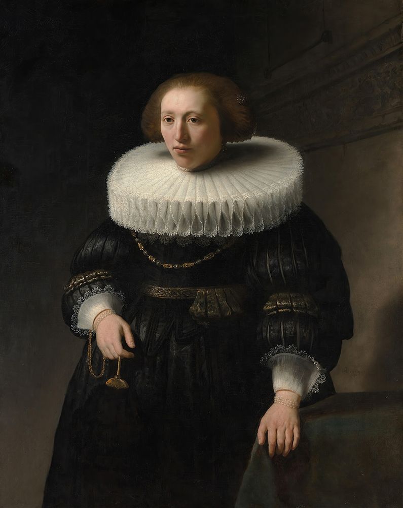 Portrait of a Woman 1632 art print by Rembrandt for $57.95 CAD