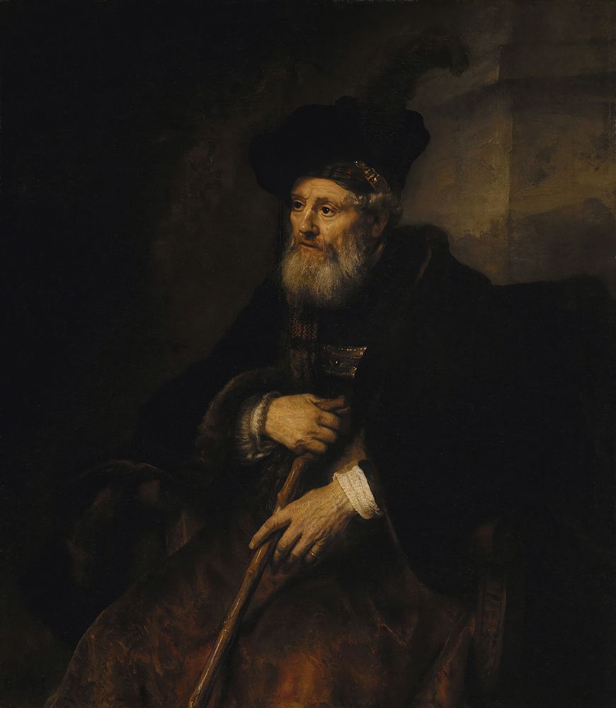 Portrait of an Old Man 1645 art print by Rembrandt for $57.95 CAD