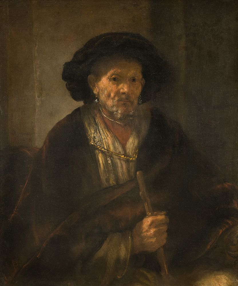 Portrait of an Old Man 1655 art print by Rembrandt for $57.95 CAD
