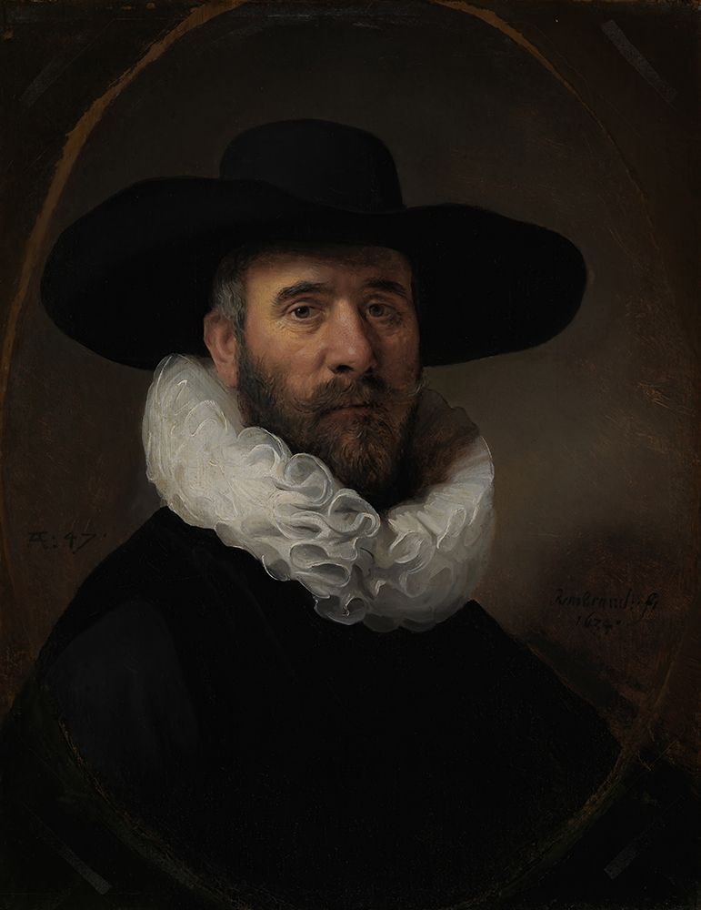 Portrait of Dirck Jansz Pesser 1634 art print by Rembrandt for $57.95 CAD