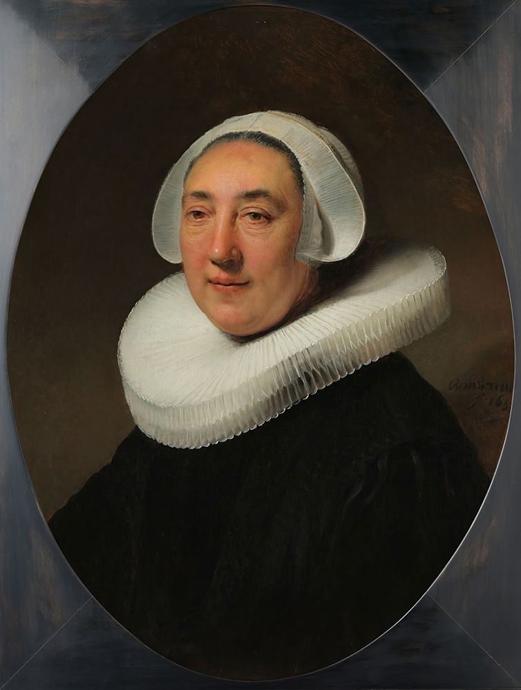 Portrait of Haesje Jacobsdr van Cleyburg 1634 art print by Rembrandt for $57.95 CAD