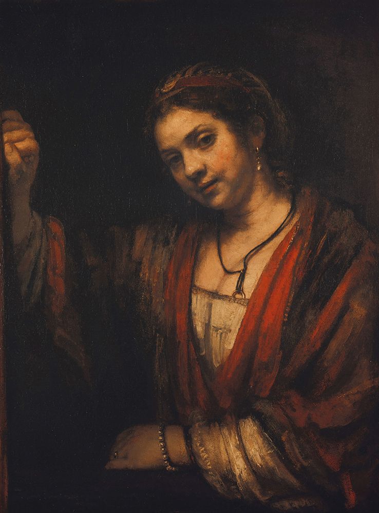 Portrait of Hendrickje Stoffels 1656 art print by Rembrandt for $57.95 CAD