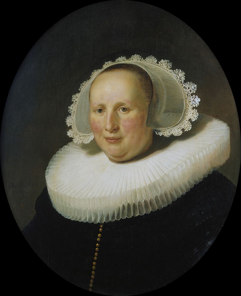Portrait of Maertgen van Bilderbeecq 1633 art print by Rembrandt for $57.95 CAD