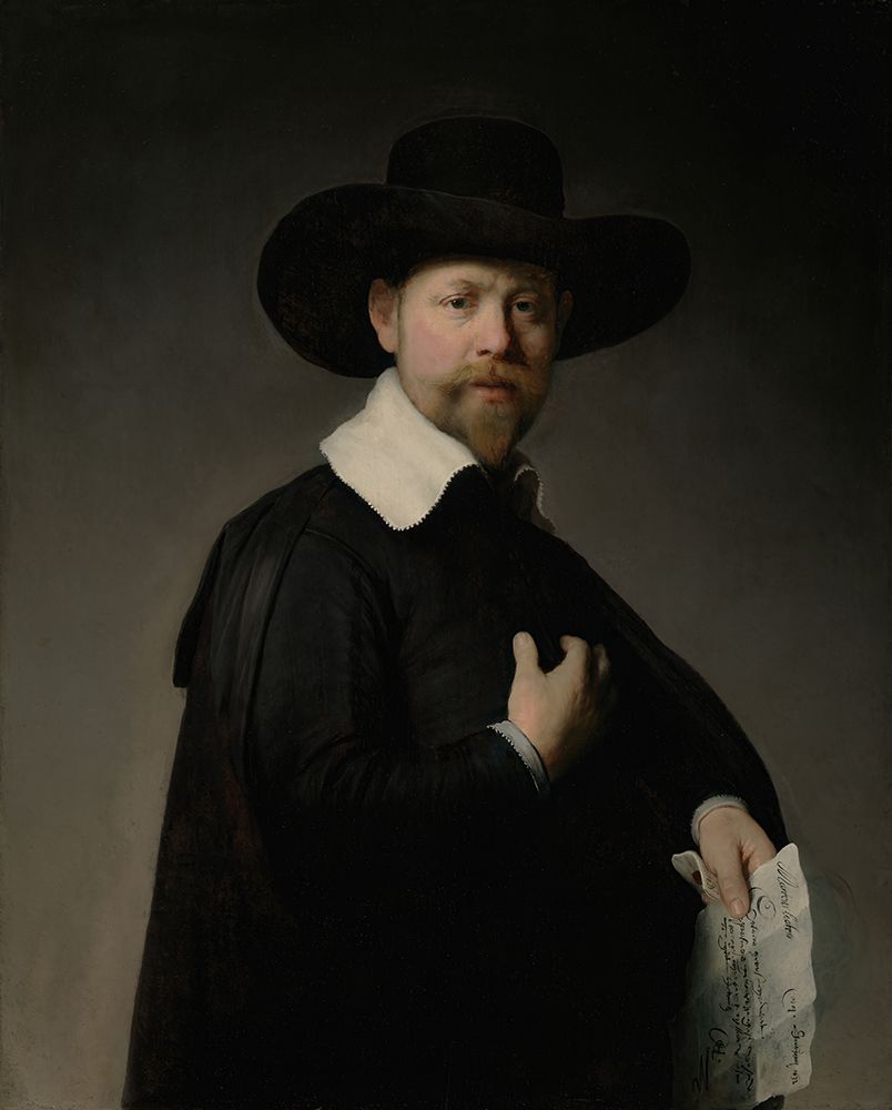 Portrait of Marten Looten 1632 art print by Rembrandt for $57.95 CAD
