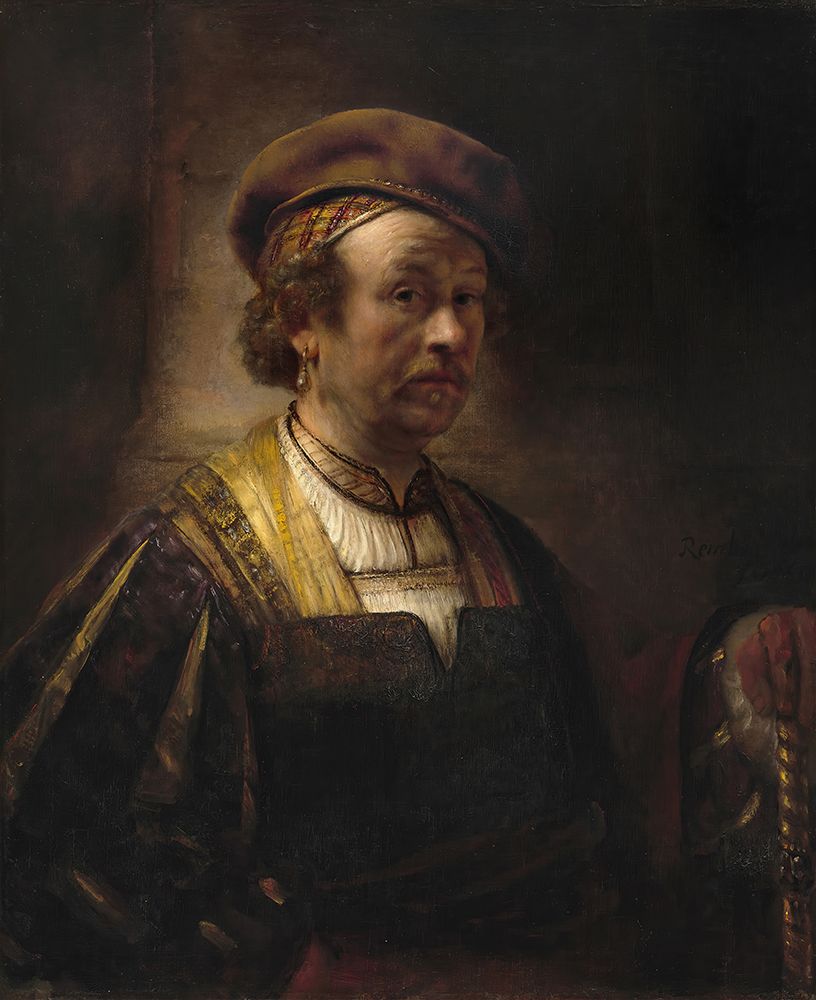 Portrait of Rembrandt 1650 art print by Rembrandt for $57.95 CAD