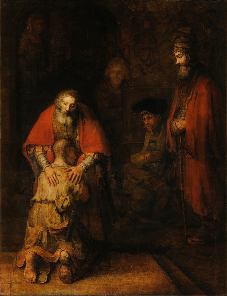 Return of the Prodigal Son 1668 art print by Rembrandt for $57.95 CAD