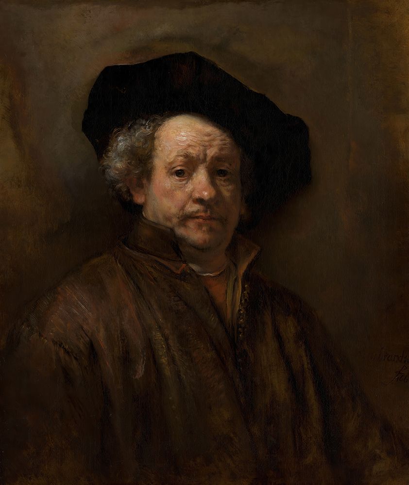 Self-Portrait 1660 art print by Rembrandt for $57.95 CAD
