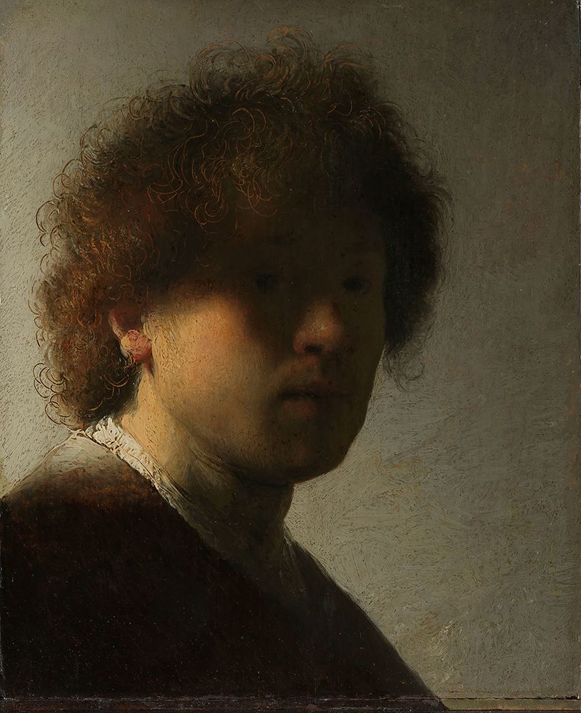 Self-portrait, Rembrandt van Rijn 1628 art print by Rembrandt for $57.95 CAD