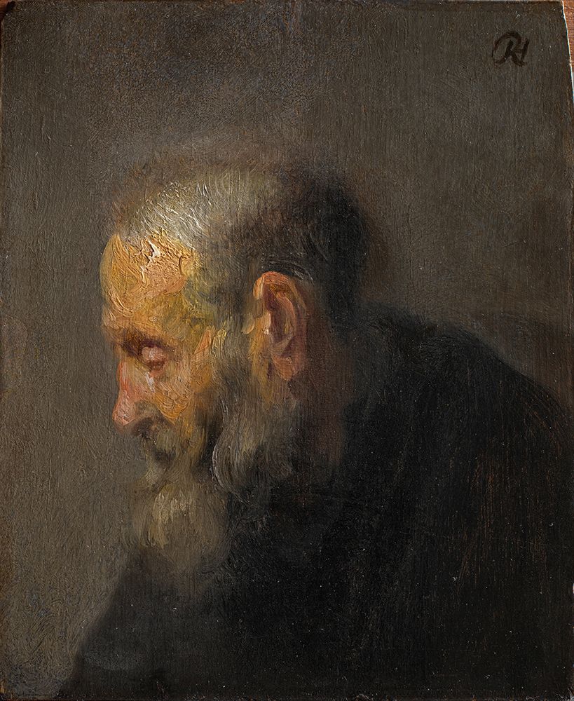 Study of an Old Man in Profile art print by Rembrandt for $57.95 CAD