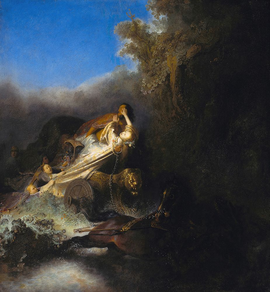 The Abduction of Proserpina 1631 art print by Rembrandt for $57.95 CAD