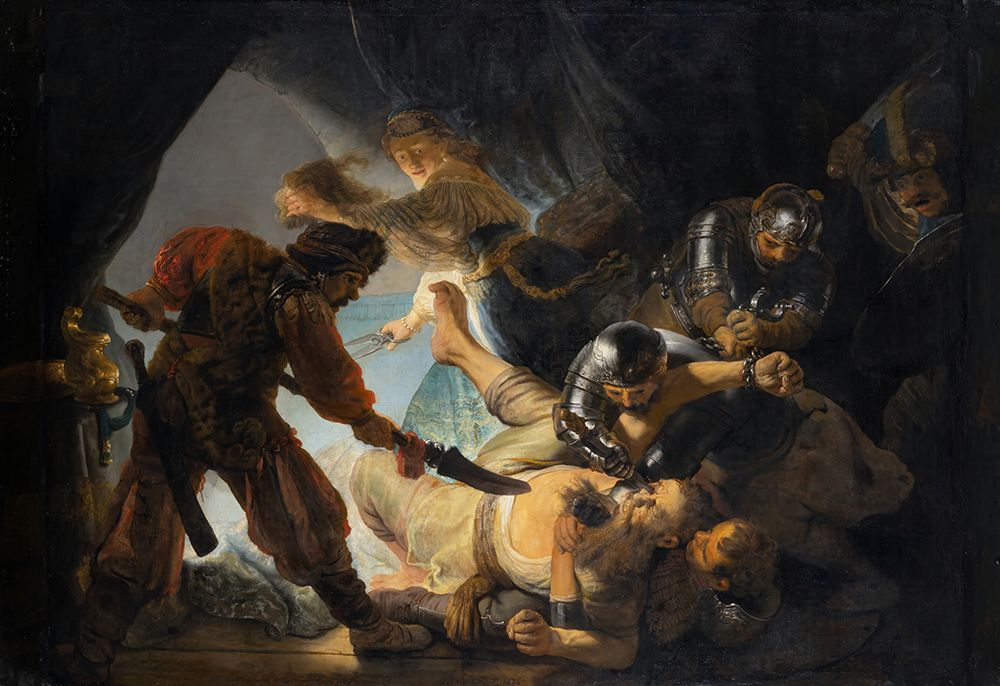 The Blinding of Samson 1636 art print by Rembrandt for $57.95 CAD