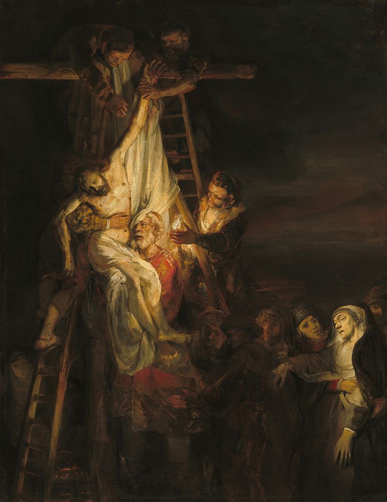 The Descent from the Cross ca 1650 art print by Rembrandt for $57.95 CAD