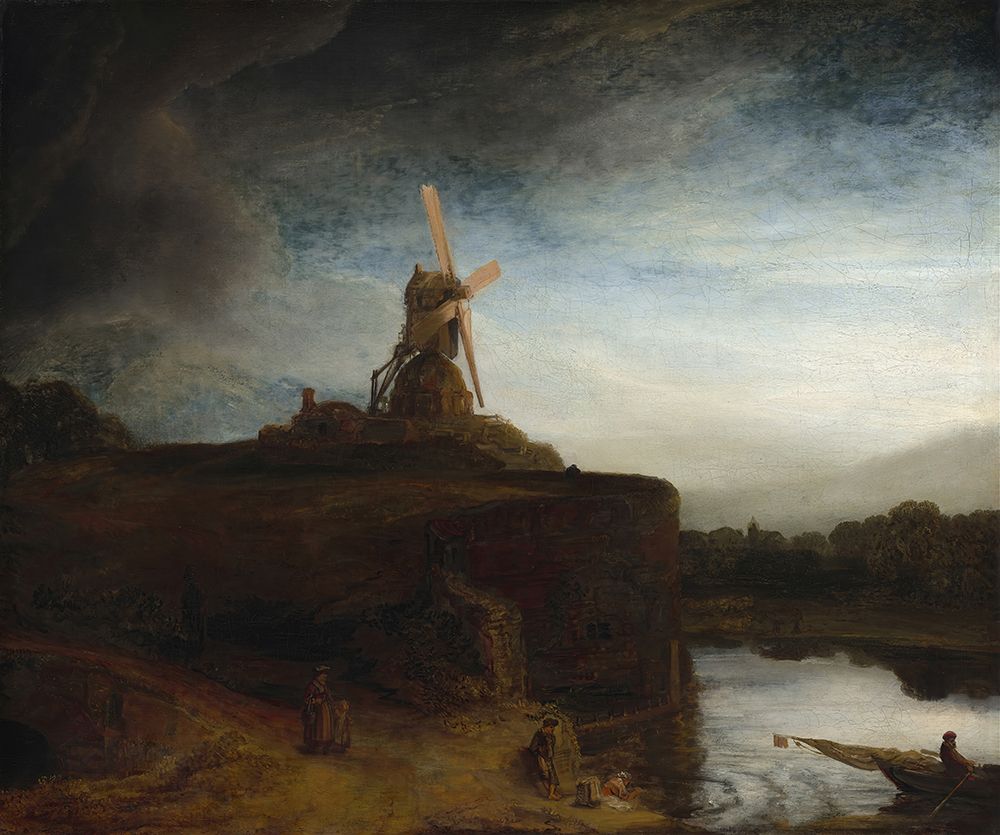 The Mill 1645 art print by Rembrandt for $57.95 CAD
