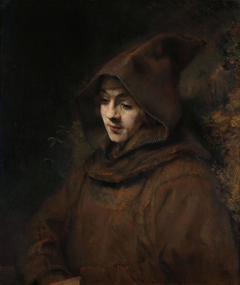 Titus in a Monks Habit 1660 art print by Rembrandt for $57.95 CAD